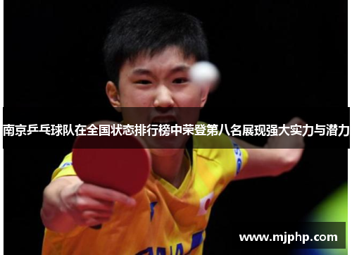南京乒乓球队在全国状态排行榜中荣登第八名展现强大实力与潜力